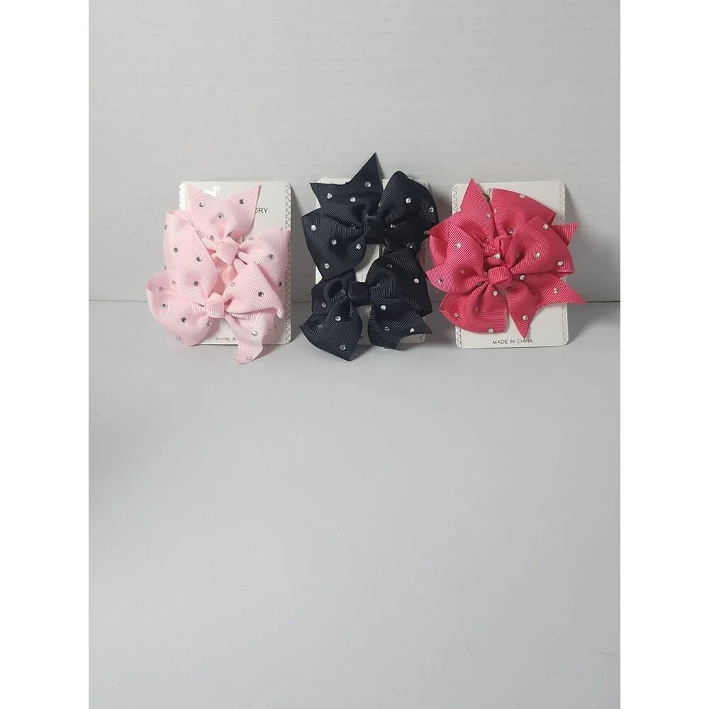 Lot Of 6 Hair Bows